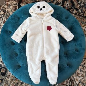 Harry Potter Baby Hedwig Fleece Bunting / Snowsuit – Size 3–6 Months - new